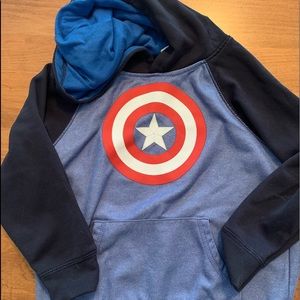 Boys Captain America Hoodie